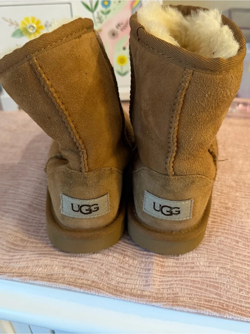 UGG Kids Chestnut Classic Shearling Boots